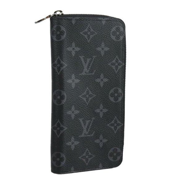 LOUIS VUITTON Monogram Eclipse Zippy Wallet Vertical Wallet - Picture 2 of 16